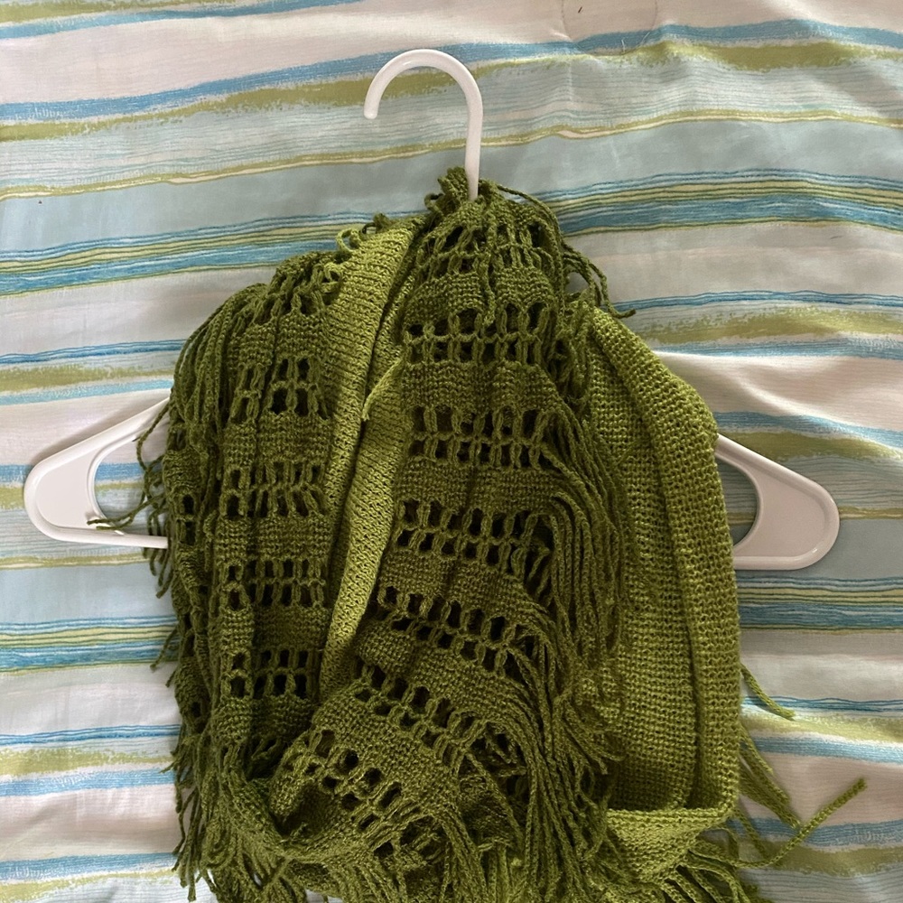 Woman’s scarf.